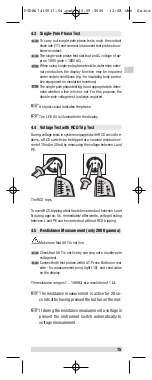 Предварительный просмотр 15 страницы BEHA UNITEST 2000 alpha Instruction Manual