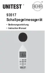 BEHA UNITEST 93517 Instruction Manual preview