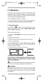 Предварительный просмотр 27 страницы BEHA UNITEST CHB 10 Instruction Manual