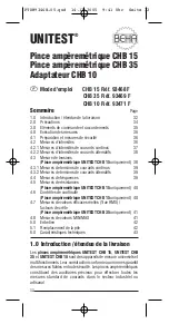 Предварительный просмотр 32 страницы BEHA UNITEST CHB 10 Instruction Manual