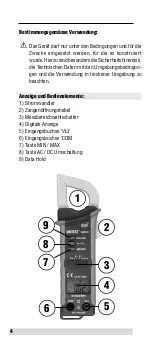 Предварительный просмотр 4 страницы BEHA Unitest CHB 140 Instruction Manual