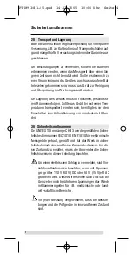 Preview for 4 page of BEHA Unitest CHB 3 Instruction Manual