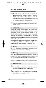 Preview for 10 page of BEHA Unitest CHB 3 Instruction Manual