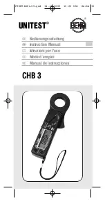 Preview for 15 page of BEHA Unitest CHB 3 Instruction Manual