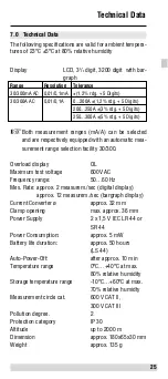 Предварительный просмотр 25 страницы BEHA Unitest CHB 4 Instruction Manual