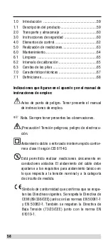 Предварительный просмотр 58 страницы BEHA Unitest CHB 4 Instruction Manual