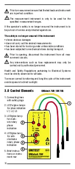 Предварительный просмотр 10 страницы BEHA Unitest DR 705 Instruction Manual