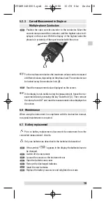 Предварительный просмотр 19 страницы BEHA Unitest Duplex 93486 Instruction Manual