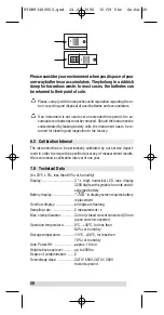 Предварительный просмотр 20 страницы BEHA Unitest Duplex 93486 Instruction Manual