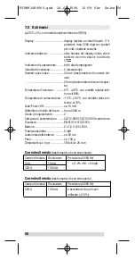 Предварительный просмотр 50 страницы BEHA Unitest Duplex 93486 Instruction Manual