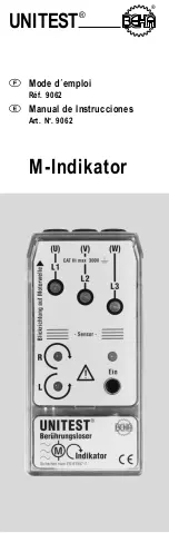 Предварительный просмотр 27 страницы BEHA UNITEST M-Indicator 9062 Instruction Manual