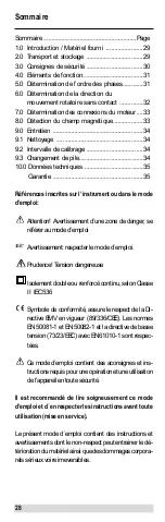 Предварительный просмотр 28 страницы BEHA UNITEST M-Indicator 9062 Instruction Manual