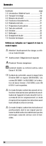 Предварительный просмотр 18 страницы BEHA UNITEST Ohmtest Instruction Manual