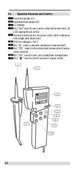 Предварительный просмотр 24 страницы BEHA UNITEST Polaris 3 plus Instruction Manual