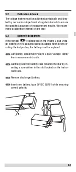 Предварительный просмотр 33 страницы BEHA UNITEST Polaris 3 plus Instruction Manual