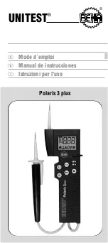 Предварительный просмотр 37 страницы BEHA UNITEST Polaris 3 plus Instruction Manual