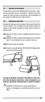 Предварительный просмотр 87 страницы BEHA UNITEST Polaris 3 plus Instruction Manual