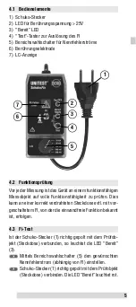 Предварительный просмотр 5 страницы BEHA UNITEST Schuko-Fix Instruction Manual