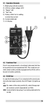 Предварительный просмотр 13 страницы BEHA UNITEST Schuko-Fix Instruction Manual