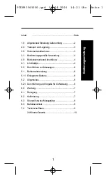 Предварительный просмотр 3 страницы BEHA Unitest SLM MINI Instruction Manual