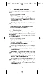 Предварительный просмотр 10 страницы BEHA Unitest SLM MINI Instruction Manual