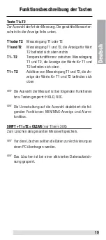 Preview for 19 page of BEHA UNITEST Therm 200 Instruction Manual