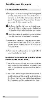 Preview for 20 page of BEHA UNITEST Therm 200 Instruction Manual