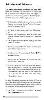 Preview for 22 page of BEHA UNITEST Therm 200 Instruction Manual