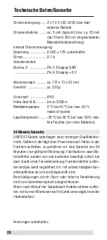 Preview for 26 page of BEHA UNITEST Therm 200 Instruction Manual