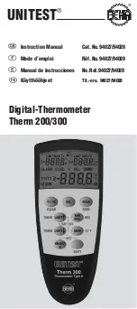 Preview for 29 page of BEHA UNITEST Therm 200 Instruction Manual