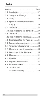 Preview for 30 page of BEHA UNITEST Therm 200 Instruction Manual