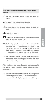 Preview for 31 page of BEHA UNITEST Therm 200 Instruction Manual