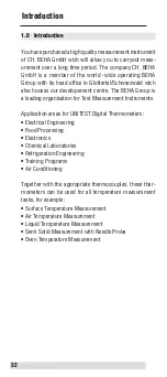 Preview for 32 page of BEHA UNITEST Therm 200 Instruction Manual