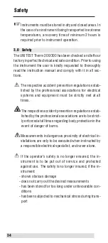 Preview for 34 page of BEHA UNITEST Therm 200 Instruction Manual