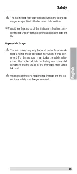 Preview for 35 page of BEHA UNITEST Therm 200 Instruction Manual