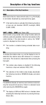 Preview for 41 page of BEHA UNITEST Therm 200 Instruction Manual