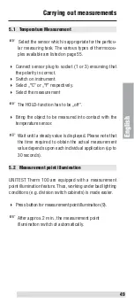 Preview for 49 page of BEHA UNITEST Therm 200 Instruction Manual