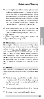 Preview for 51 page of BEHA UNITEST Therm 200 Instruction Manual