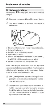 Preview for 52 page of BEHA UNITEST Therm 200 Instruction Manual