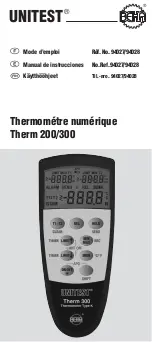 Preview for 57 page of BEHA UNITEST Therm 200 Instruction Manual