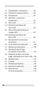 Preview for 86 page of BEHA UNITEST Therm 200 Instruction Manual