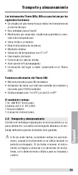 Preview for 89 page of BEHA UNITEST Therm 200 Instruction Manual