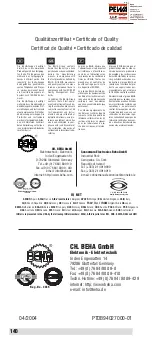 Preview for 140 page of BEHA UNITEST Therm 200 Instruction Manual