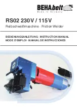 BEHABELT RS02 AKKU / CORDLESS Instruction Manual предпросмотр