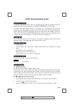 Behavioral Technology Group 9051H Quick Installation Manual preview