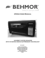 Behmor 1600AB Plus SR Operation Manual предпросмотр