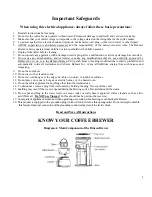 Preview for 3 page of Behmor Brazen Operation And Maintenance Manual