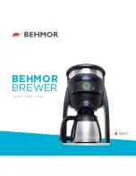 Behmor Brewer Quick Start Manual предпросмотр