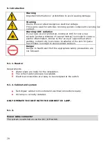 Preview for 20 page of Behncke UV matic A20 User Manual