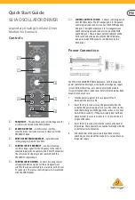 Behringer 921A Oscillator Driver Quick Start Manual предпросмотр